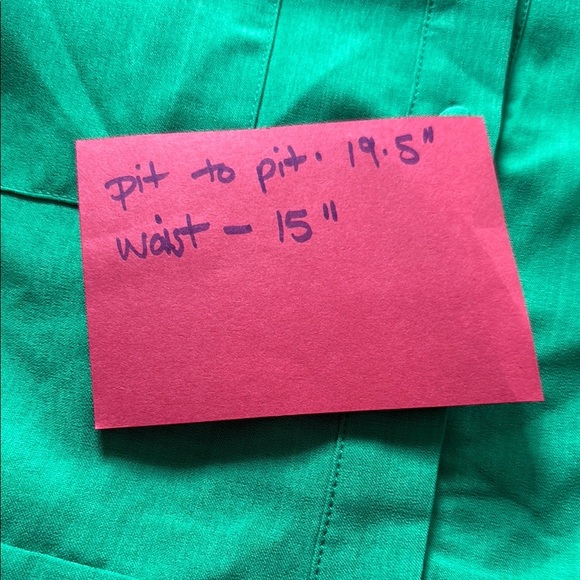 Flying Tomato Green Puff Sleeve Dress with Peter Pan Collar - Picture 6 of 6